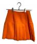 MIU MIU (ミュウミュウ) フレアプリーツミニスカート/Flared pleated mini skirt オレンジ サイズ:38：15000円