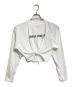 MIU MIU（ミュウミュウ）の古着「スリットロングスリーブTシャツ/Slit Long-Sleeve T-Shirt」｜ホワイト