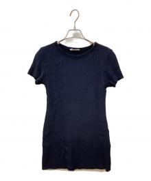 AURALEE（オーラリー）の古着「WASHABLE WOOL PILE MINI DRESS」｜ブラック