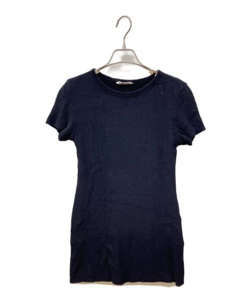 AURALEE（オーラリー）AURALEE (オーラリー) WASHABLE WOOL PILE MINI DRESS ブラックの古着・服飾アイテム