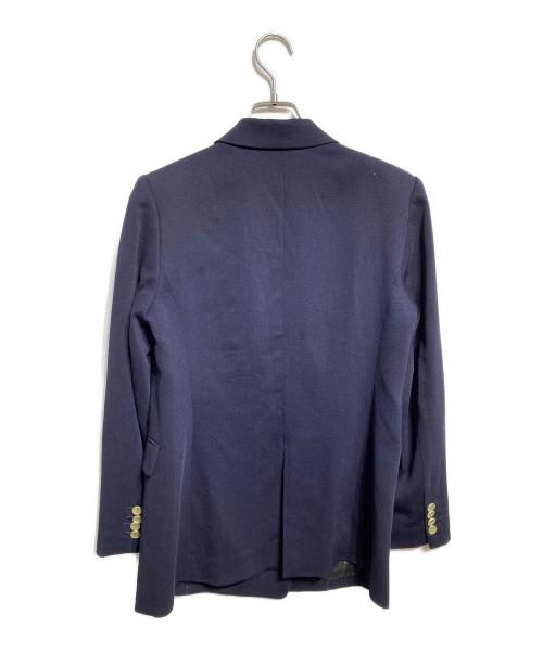 ebure（エブール）ebure (エブール) ライトドライウール 6釦ダブルジャケット/Double-breasted jacket ネイビー サイズ:38の古着・服飾アイテム