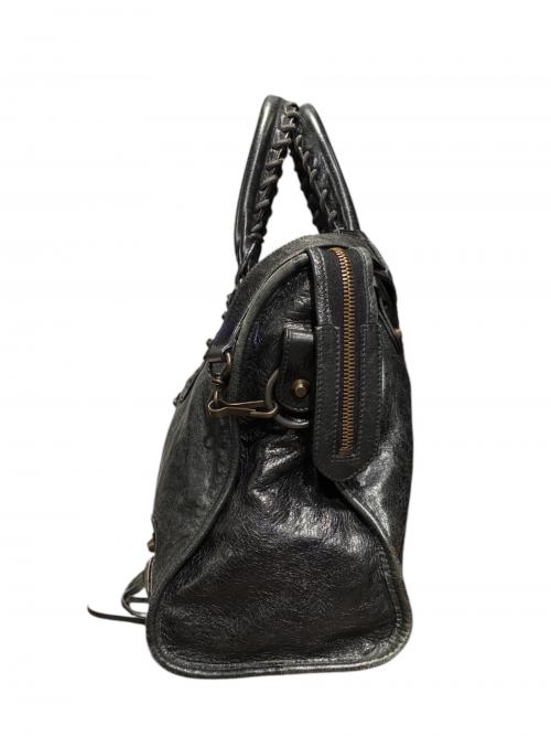 BALENCIAGA（バレンシアガ）BALENCIAGA (バレンシアガ) ザ・シティ エディターズバッグ 115748 ブラックの古着・服飾アイテム