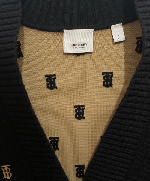 BURBERRY（バーバリー）BURBERRY (バーバリー) TBロゴニットカーディガン ブラック サイズ:Sの古着・服飾アイテム