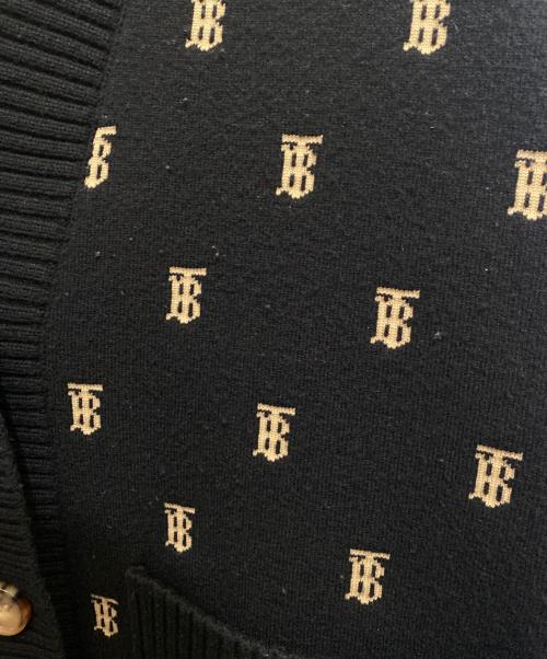 BURBERRY（バーバリー）BURBERRY (バーバリー) TBロゴニットカーディガン ブラック サイズ:Sの古着・服飾アイテム