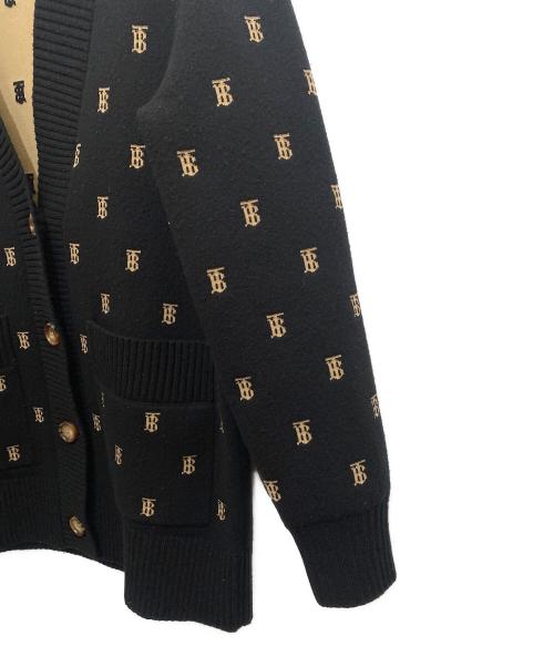 BURBERRY（バーバリー）BURBERRY (バーバリー) TBロゴニットカーディガン ブラック サイズ:Sの古着・服飾アイテム