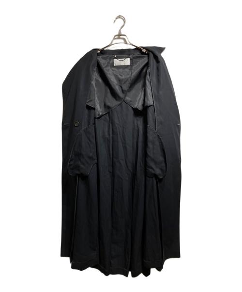 ADORE（アドーア）ADORE (アドーア) コットンツイルロングコート/Cotton Twill Long Coat ブラック サイズ:36の古着・服飾アイテム