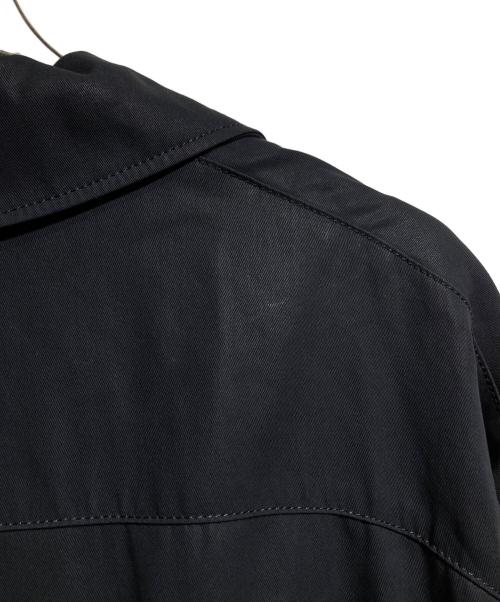 ADORE（アドーア）ADORE (アドーア) コットンツイルロングコート/Cotton Twill Long Coat ブラック サイズ:36の古着・服飾アイテム