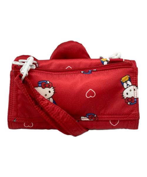 PORTER（ポーター）PORTER (ポーター) HELLO KITTY (ハローキティ) 2WAY LONG WALLET/長財布 レッドの古着・服飾アイテム