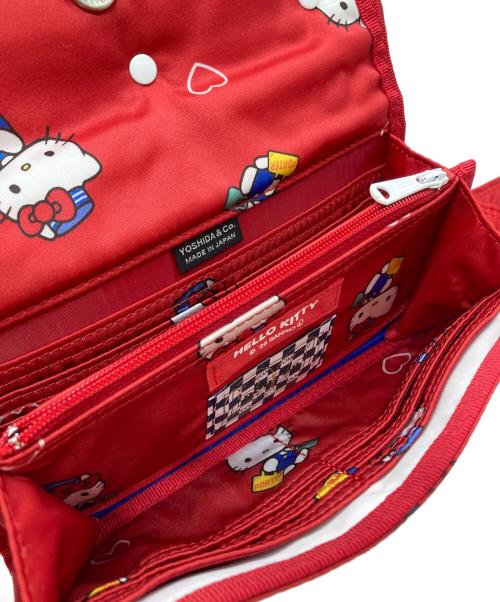 PORTER（ポーター）PORTER (ポーター) HELLO KITTY (ハローキティ) 2WAY LONG WALLET/長財布 レッドの古着・服飾アイテム
