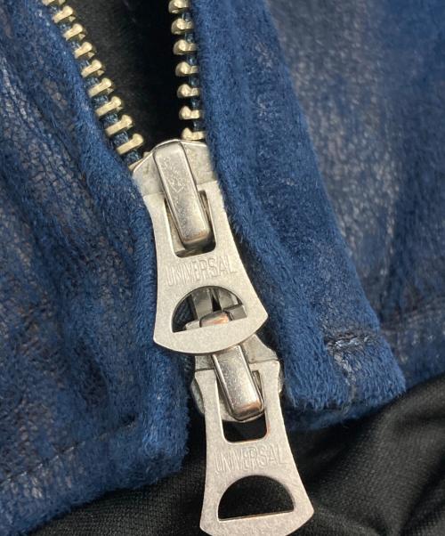 TORNADO MART（トルネードマート）TORNADO MART (トルネードマート) ラスターコーティングライダースジャケット/Luster-Coated Biker Jacket ネイビー サイズ:Mの古着・服飾アイテム