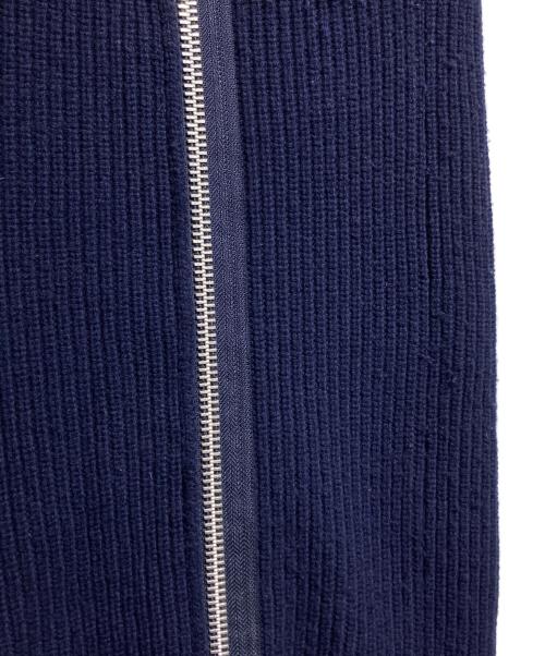 sacai（サカイ）sacai (サカイ) デニムドッキングタイトニットスカート/Denim-Combo Fitted Knit Skirt ネイビー サイズ:０の古着・服飾アイテム
