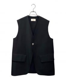 THE RERACS（ザ リラクス）の古着「RERACS BIG VEST」｜ブラック