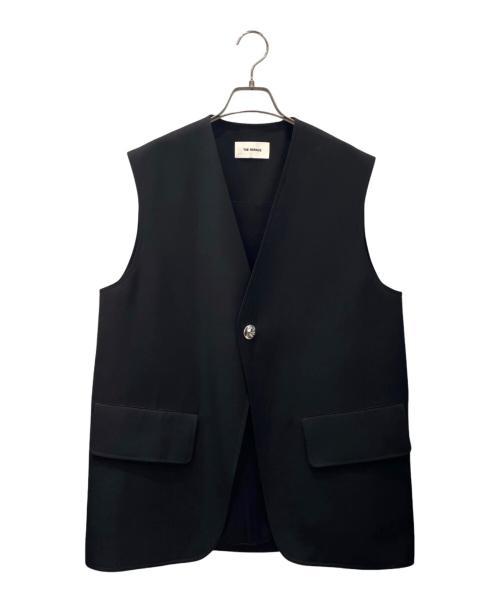 THE RERACS（ザ リラクス）THE RERACS (ザ リラクス) RERACS BIG VEST ブラック サイズ:Ｆの古着・服飾アイテム