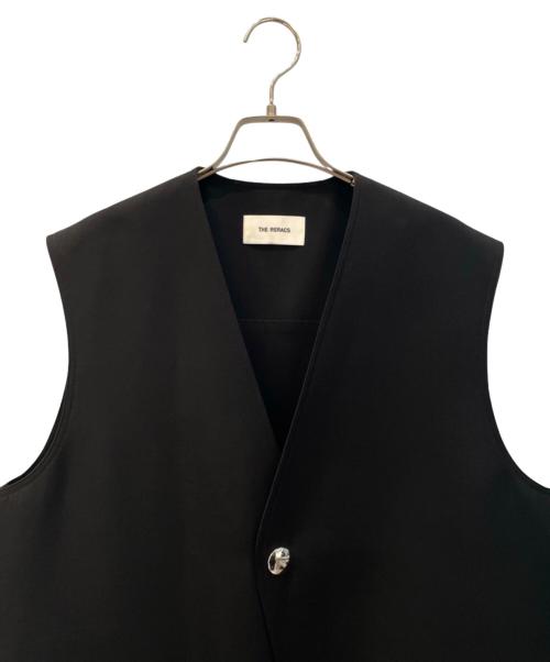 THE RERACS（ザ リラクス）THE RERACS (ザ リラクス) RERACS BIG VEST ブラック サイズ:Ｆの古着・服飾アイテム