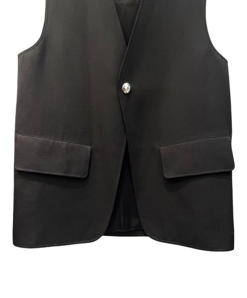 THE RERACS（ザ リラクス）THE RERACS (ザ リラクス) RERACS BIG VEST ブラック サイズ:Ｆの古着・服飾アイテム