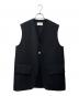 THE RERACS（ザ リラクス）の古着「RERACS BIG VEST」｜ブラック