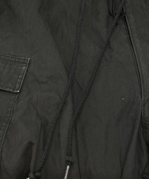 HYKE（ハイク）HYKE (ハイク) ミリタリーイージーカーゴパンツ/Military-Style Easy Cargo Pants ブラック サイズ:Mの古着・服飾アイテム