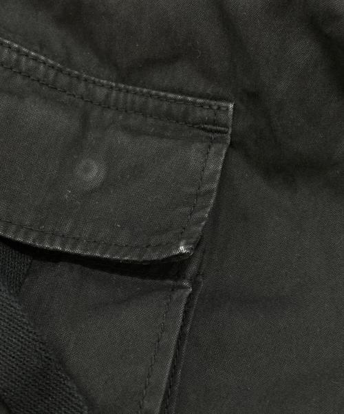 HYKE（ハイク）HYKE (ハイク) ミリタリーイージーカーゴパンツ/Military-Style Easy Cargo Pants ブラック サイズ:Mの古着・服飾アイテム