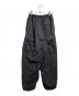 HYKE (ハイク) ミリタリーイージーカーゴパンツ/Military-Style Easy Cargo Pants ブラック サイズ:M：17000円