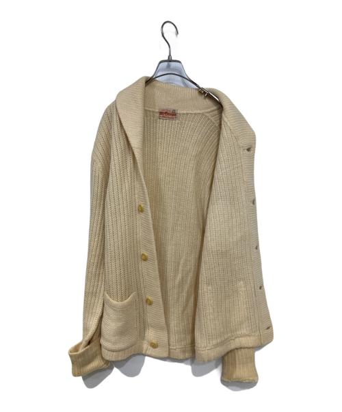 McGREGOR（マックレガー）McGREGOR (マックレガー) ショールカラーカーディガン アイボリー サイズ:不明の古着・服飾アイテム