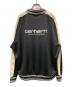 F.C.R.B. (エフシーレアルブリストル) Carhartt WIP (カーハート ワーク イン プログレス) VARSITY TRACK JACKET ブラック×アイボリー サイズ:M：17000円