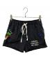 MAYO（メイヨー）の古着「PAINT Embroidery Swim Shorts」｜ブラック