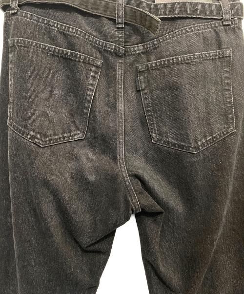 sacai（サカイ）sacai (サカイ) Straight Denim ブラック サイズ:2の古着・服飾アイテム