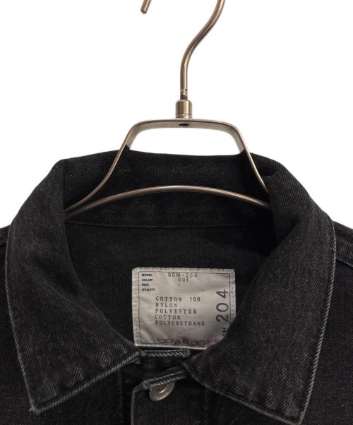 sacai（サカイ）sacai (サカイ) Denim x Nylon Twill Jacket ブラック サイズ:1の古着・服飾アイテム