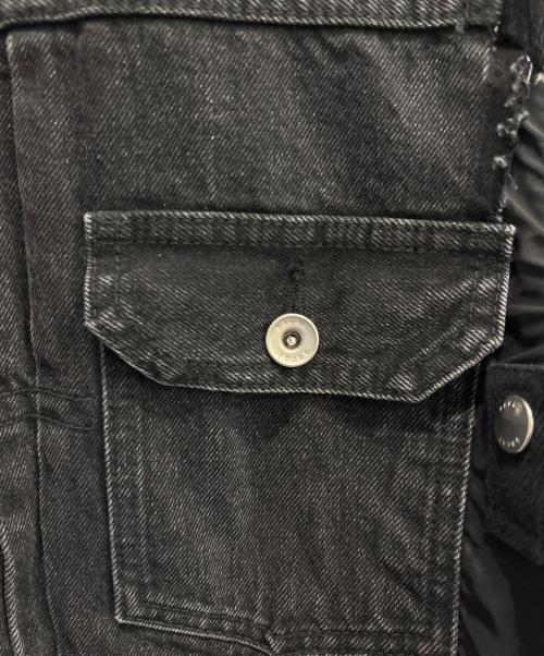 sacai（サカイ）sacai (サカイ) Denim x Nylon Twill Jacket ブラック サイズ:1の古着・服飾アイテム