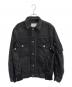 sacai（サカイ）の古着「Denim x Nylon Twill Jacket」｜ブラック