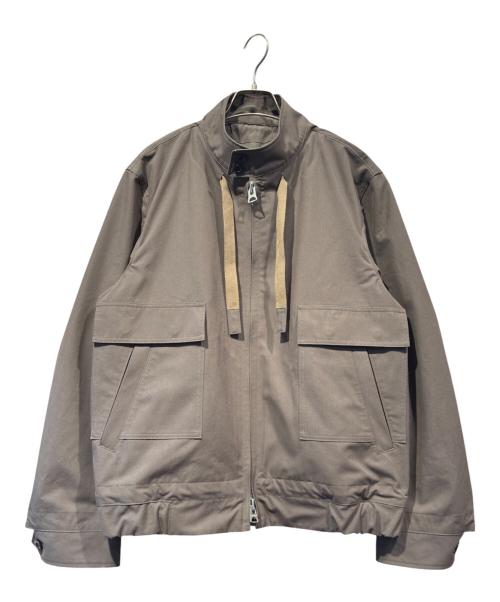 sacai（サカイ）sacai (サカイ) 26SS Weathercloth Blouson/ウェザークロス ブルゾン ジップアップ ジャケット オリーブ サイズ:1の古着・服飾アイテム
