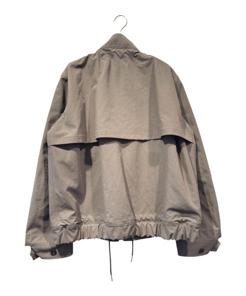 sacai（サカイ）sacai (サカイ) 26SS Weathercloth Blouson/ウェザークロス ブルゾン ジップアップ ジャケット オリーブ サイズ:1の古着・服飾アイテム