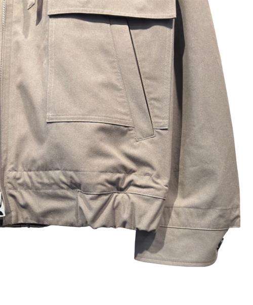 sacai（サカイ）sacai (サカイ) 26SS Weathercloth Blouson/ウェザークロス ブルゾン ジップアップ ジャケット オリーブ サイズ:1の古着・服飾アイテム