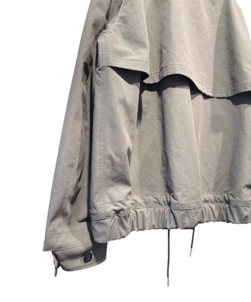 sacai（サカイ）sacai (サカイ) 26SS Weathercloth Blouson/ウェザークロス ブルゾン ジップアップ ジャケット オリーブ サイズ:1の古着・服飾アイテム