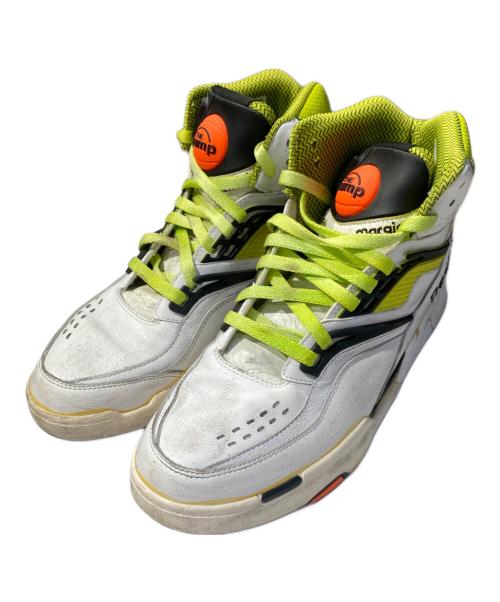 Maison Margiela（メゾンマルジェラ）Maison Margiela (メゾンマルジェラ) REEBOK (リーボック) TZ Pump / Project 0 ホワイト×イエロー サイズ:27cmの古着・服飾アイテム