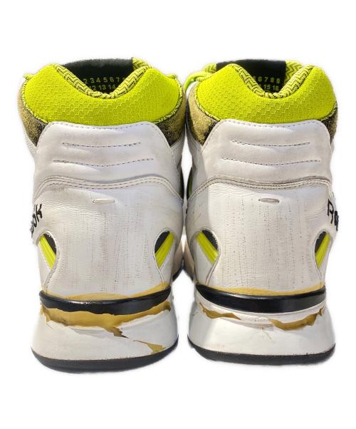 Maison Margiela（メゾンマルジェラ）Maison Margiela (メゾンマルジェラ) REEBOK (リーボック) TZ Pump / Project 0 ホワイト×イエロー サイズ:27cmの古着・服飾アイテム