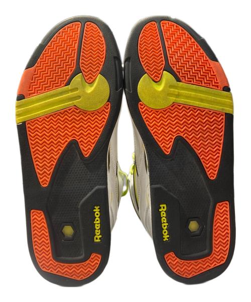 Maison Margiela（メゾンマルジェラ）Maison Margiela (メゾンマルジェラ) REEBOK (リーボック) TZ Pump / Project 0 ホワイト×イエロー サイズ:27cmの古着・服飾アイテム