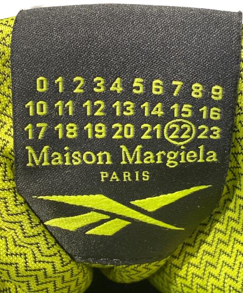 Maison Margiela（メゾンマルジェラ）Maison Margiela (メゾンマルジェラ) REEBOK (リーボック) TZ Pump / Project 0 ホワイト×イエロー サイズ:27cmの古着・服飾アイテム