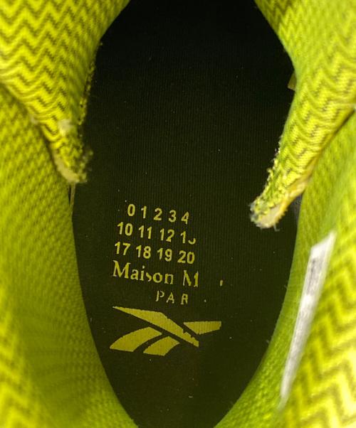 Maison Margiela（メゾンマルジェラ）Maison Margiela (メゾンマルジェラ) REEBOK (リーボック) TZ Pump / Project 0 ホワイト×イエロー サイズ:27cmの古着・服飾アイテム