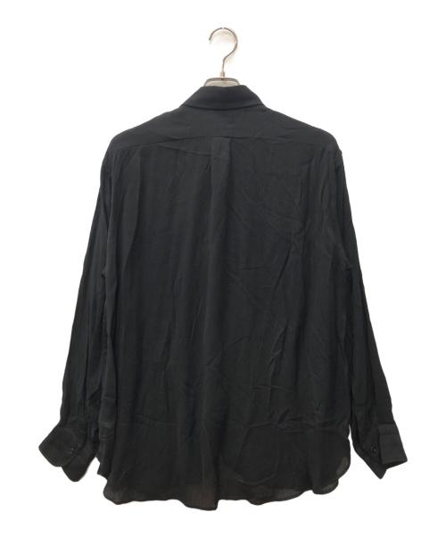 MAATEE&SONS（マーティーアンドサンズ）MAATEE&SONS (マーティーアンドサンズ) WORK SHIRTS SILK/RAYON ブラック サイズ:3の古着・服飾アイテム