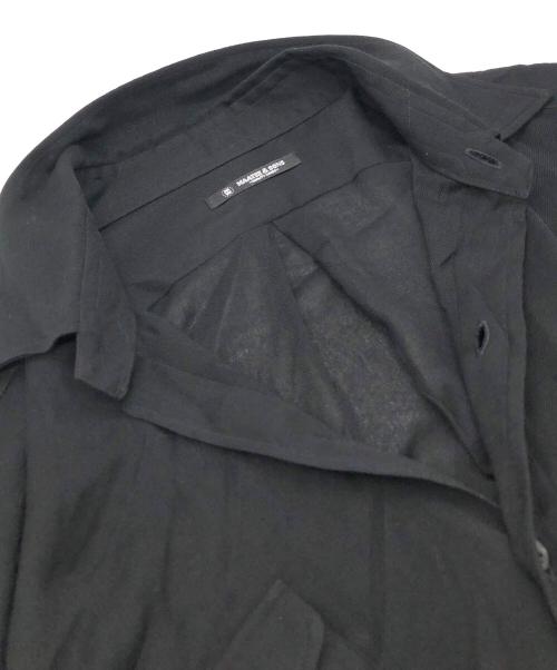 MAATEE&SONS（マーティーアンドサンズ）MAATEE&SONS (マーティーアンドサンズ) WORK SHIRTS SILK/RAYON ブラック サイズ:3の古着・服飾アイテム