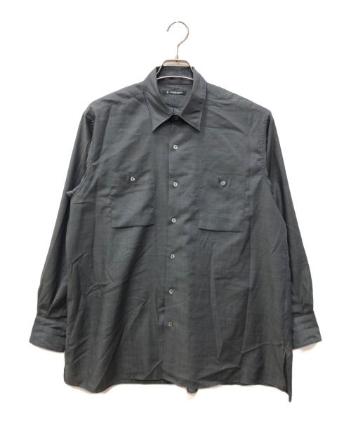 MAATEE&SONS（マーティーアンドサンズ）MAATEE&SONS (マーティーアンドサンズ) ウール WORK SHIRT グレー サイズ:2の古着・服飾アイテム