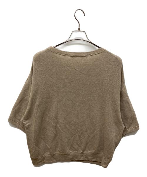 FRAMeWORK（フレームワーク）FRAMeWORK (フレームワーク) LINEN TERRY LOOSEプルオーバー ベージュ サイズ:FREEの古着・服飾アイテム