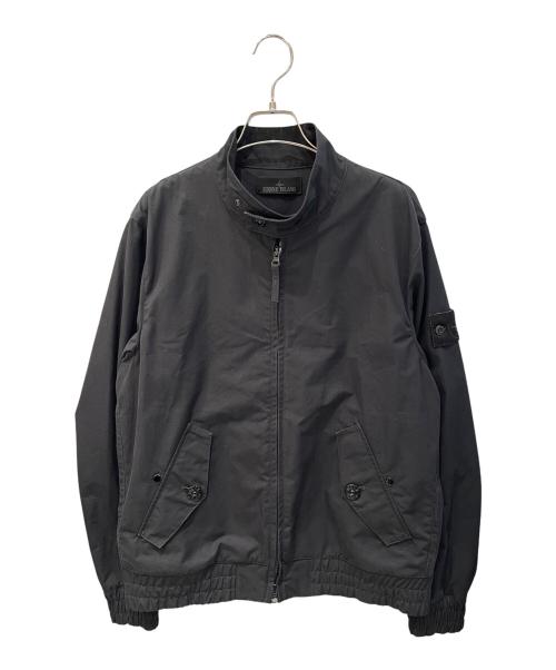 STONE ISLAND（ストーンアイランド）STONE ISLAND (ストーンアイランド) ガーメントダイコットンキャンバスジャケット ブラック サイズ:Mの古着・服飾アイテム
