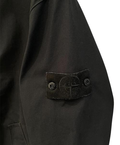 STONE ISLAND（ストーンアイランド）STONE ISLAND (ストーンアイランド) ガーメントダイコットンキャンバスジャケット ブラック サイズ:Mの古着・服飾アイテム