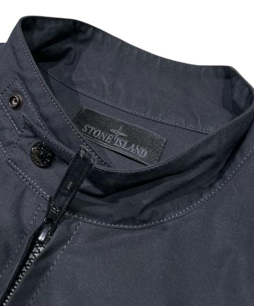 STONE ISLAND（ストーンアイランド）STONE ISLAND (ストーンアイランド) ガーメントダイコットンキャンバスジャケット ブラック サイズ:Mの古着・服飾アイテム