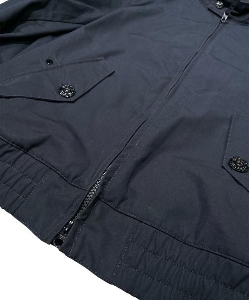 STONE ISLAND（ストーンアイランド）STONE ISLAND (ストーンアイランド) ガーメントダイコットンキャンバスジャケット ブラック サイズ:Mの古着・服飾アイテム