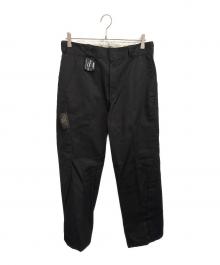 UNDERCOVER×Dickies（アンダーカバー×ディッキーズ）の古着「ワークパンツ」｜ブラック