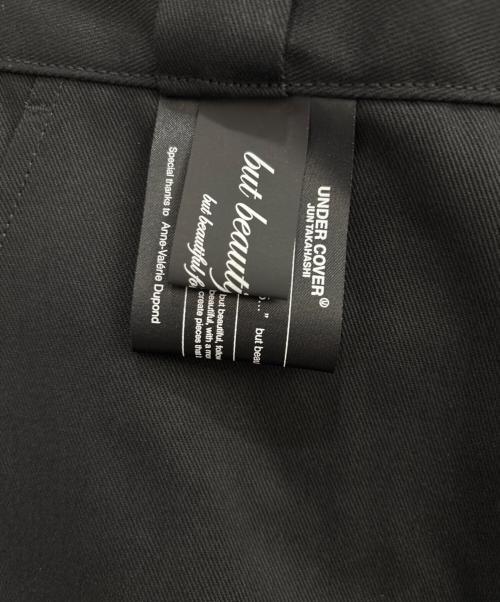 UNDERCOVER（アンダーカバー）UNDERCOVER (アンダーカバー) Dickies (ディッキーズ) ワークパンツ ブラック サイズ:2の古着・服飾アイテム
