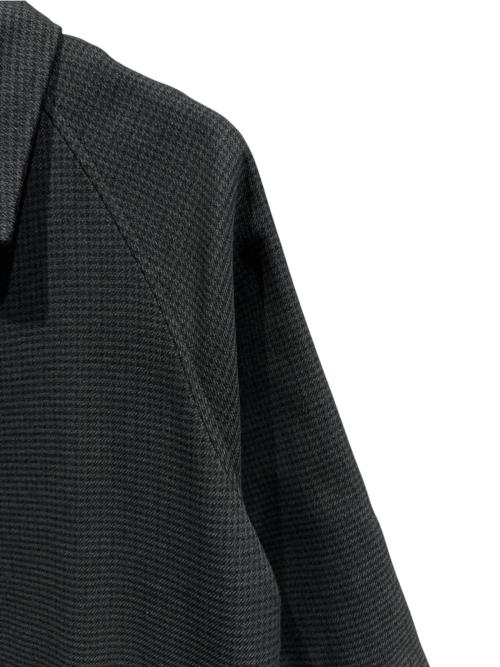 NEIGHBORHOOD（ネイバーフッド）NEIGHBORHOOD (ネイバーフッド) GC CHECK BALCOLLAR COAT ブラック×グレー サイズ:Mの古着・服飾アイテム